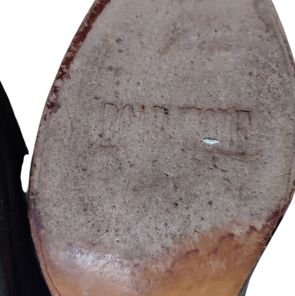 Road Wolf Women's Black Cowboy Boots Sz 7.5 Black Embossed Western Boots - Picture 8 of 11